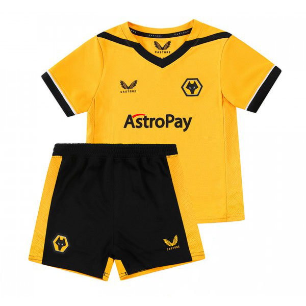 Maglia Wolves Home Bambino 2022 2023